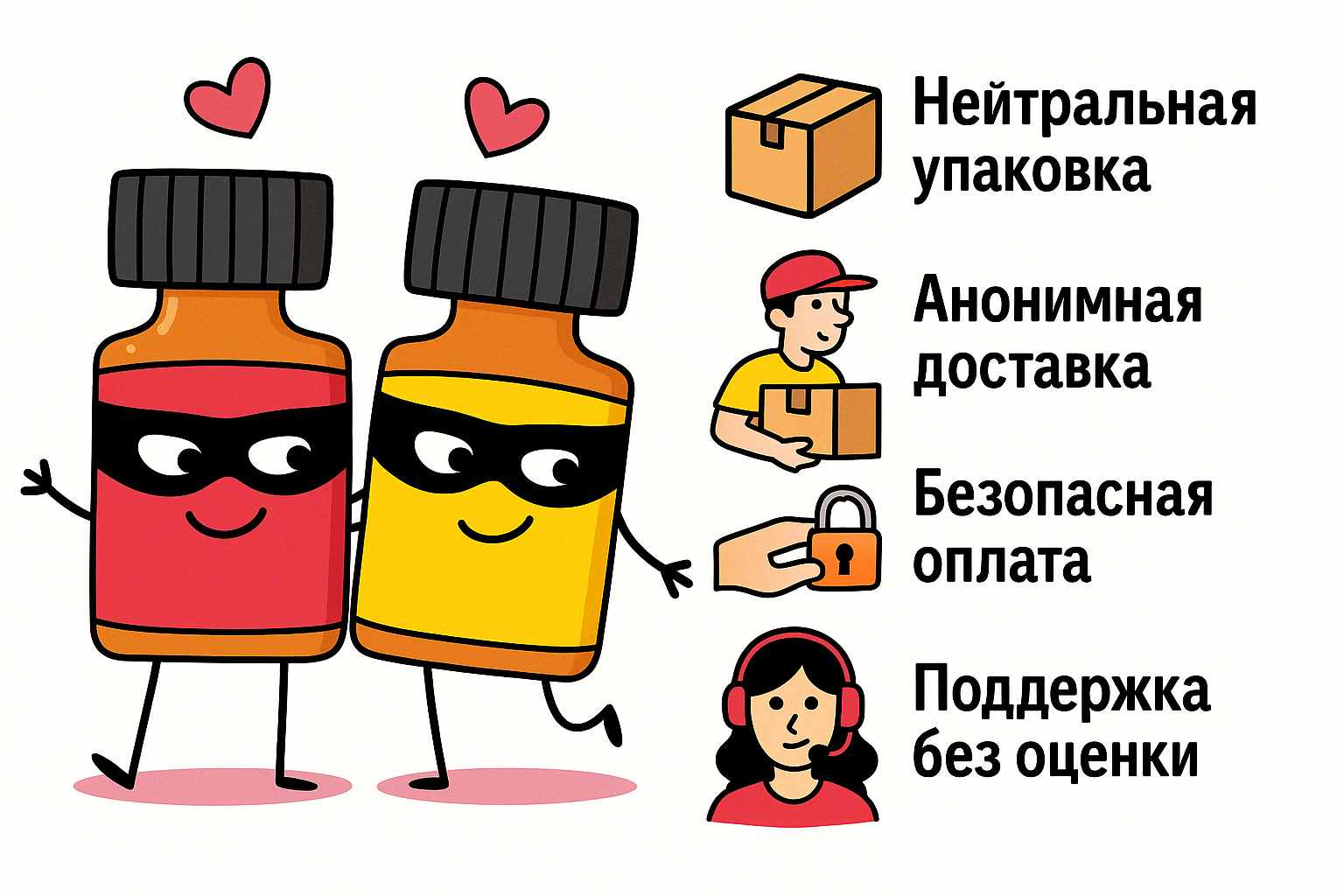 Анонимная доставка попперсов в Красноярске